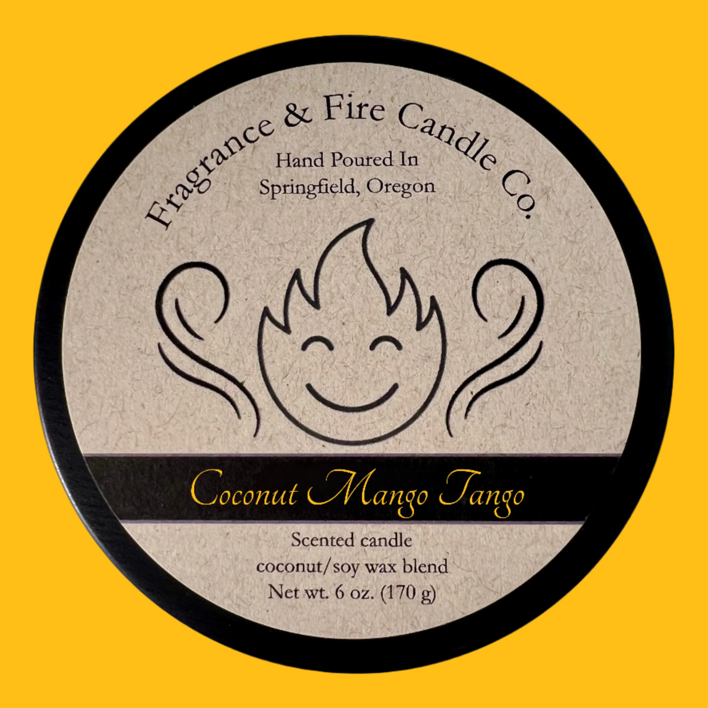 Coconut Mango Tango Candle | Lush Tropical Escape